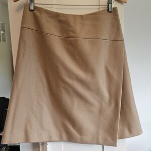 Jil Sander Classic Beige A-Line Skirt
